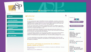 Ancienne version du site internet de l'ASP fondatrice