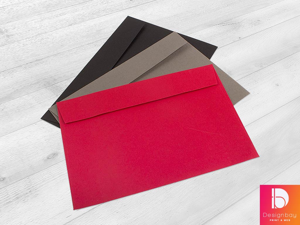 Enveloppes de couleur personnalisées