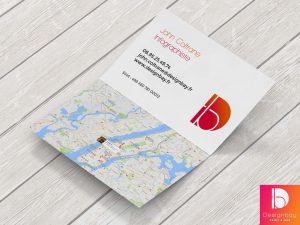 Cartes de visite à volets