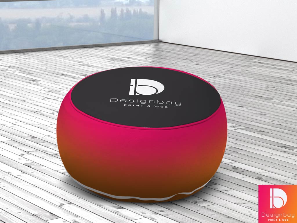 Mobilier gonflable : pouf
