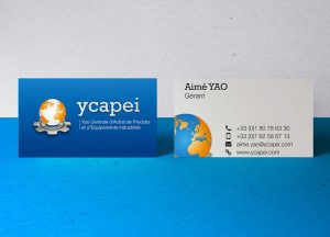Carte de visite société Ycapei - Aimé Yao