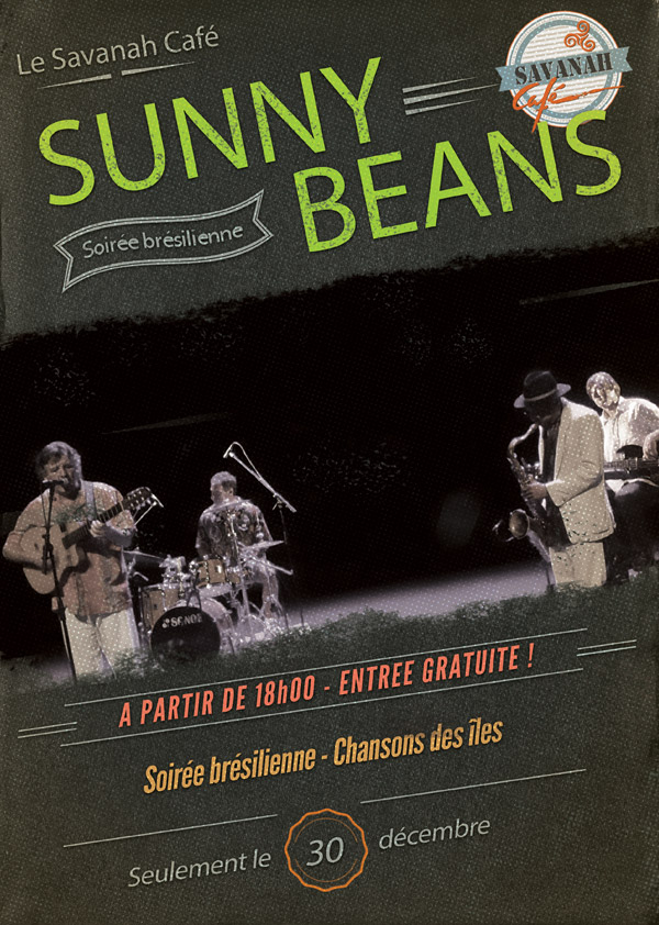 Affiche Concert - Sunny Beans