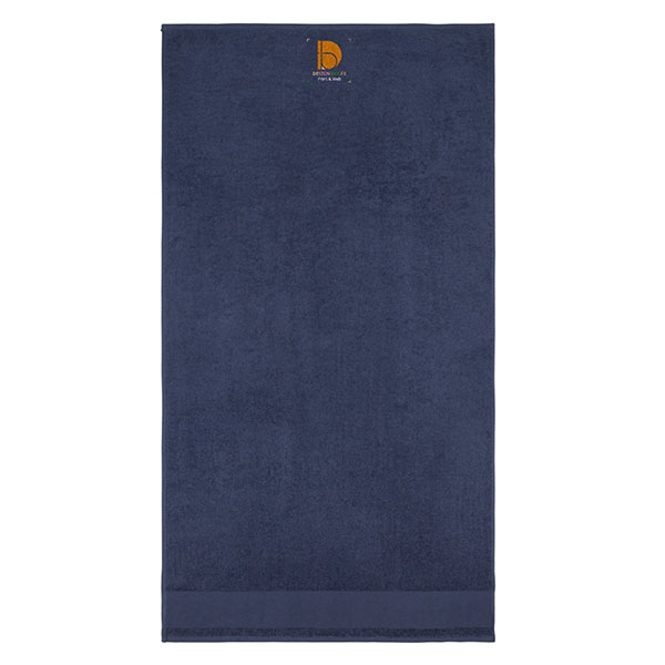 ac75 Serviette 70 x 140 Island bleu marine