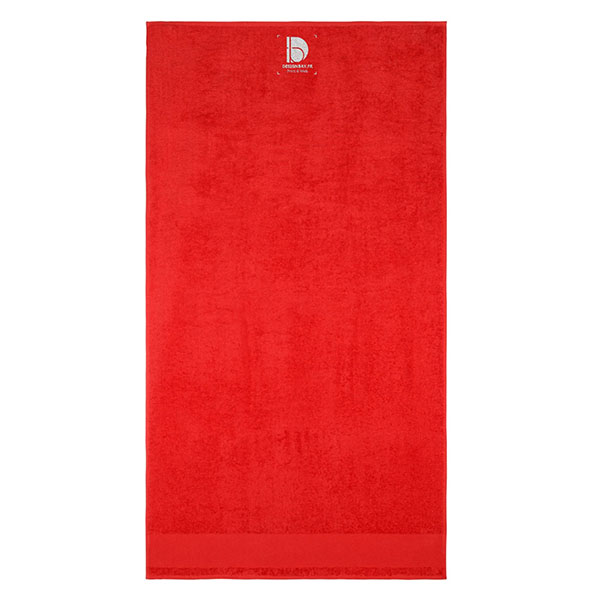 ac75 Serviette 70 x 140 Island rouge