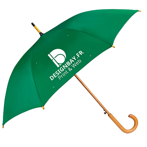 ac76 Parapluie classique automatique vert