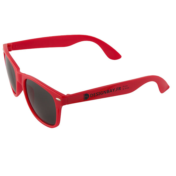ac80 Lunettes de soleil Sun Ray rouge