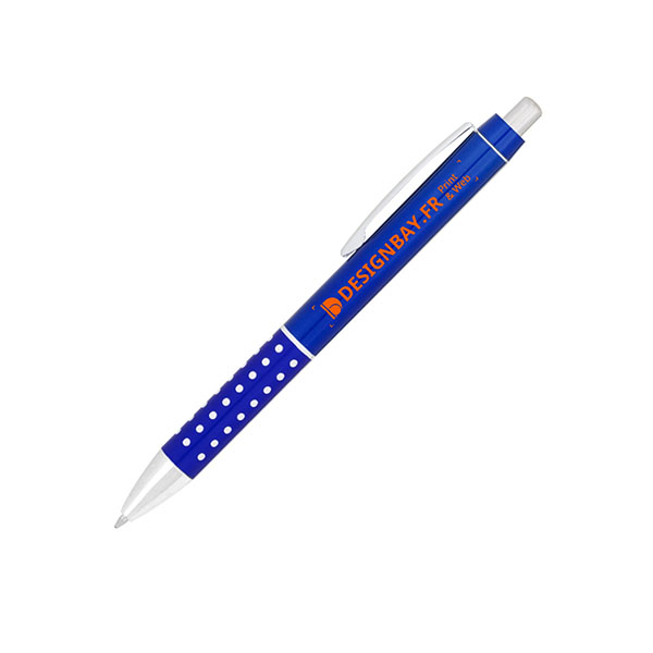 bu102 Stylo-bille Bling bleu foncé