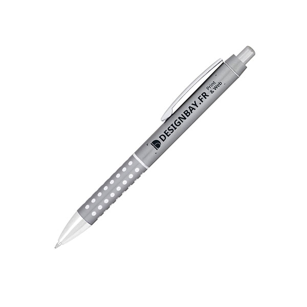 bu102 Stylo-bille Bling gris