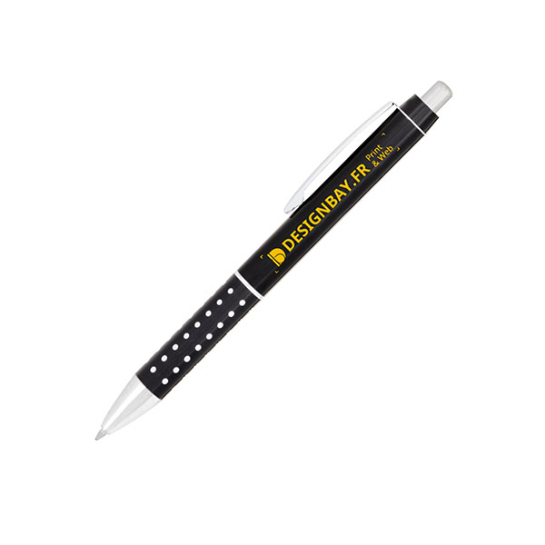 bu102 Stylo-bille Bling noir