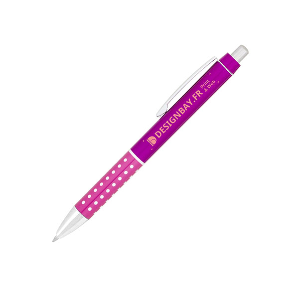 bu102 Stylo-bille Bling rose