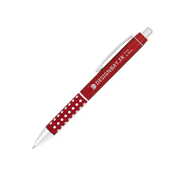 bu102 Stylo-bille Bling rouge