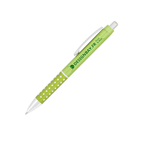 bu102 Stylo-bille Bling vert clair