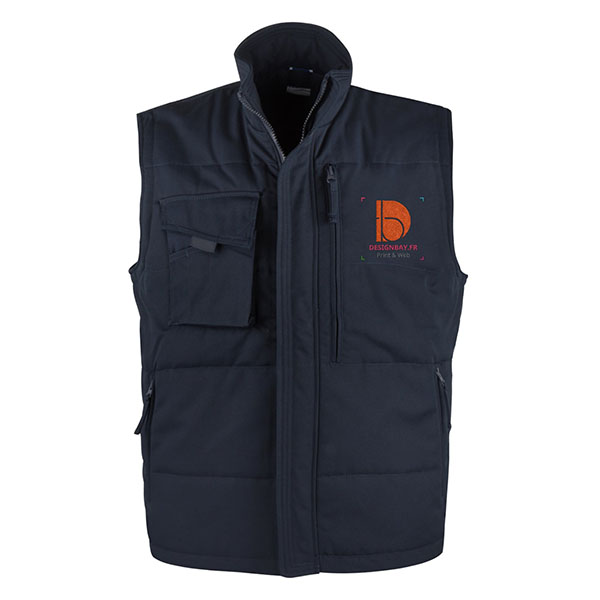 gi23 Gilet de travail Heavy Duty bleu marine