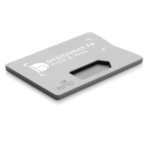 ht93 Porte-carte anti RFID gris