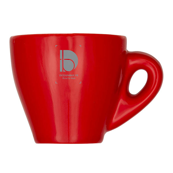 mu129 Tasse à expresso Perk Coloured rouge