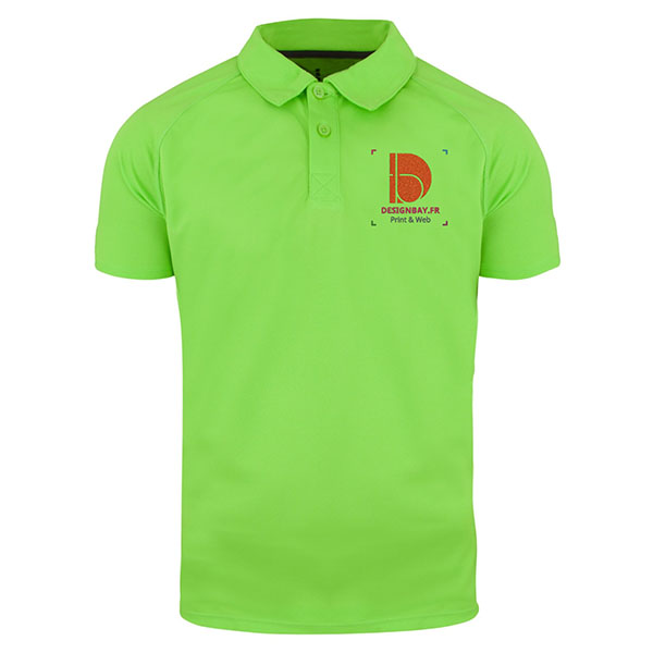 po14 Polo homme Cool Fit Ottawa Vert pomme