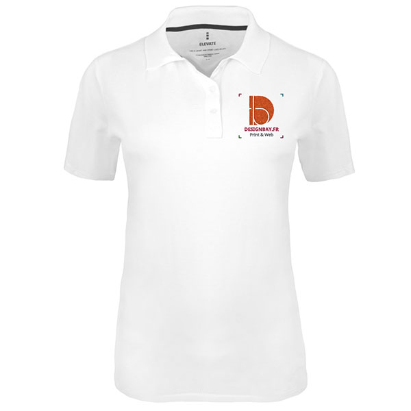 po15 Polo femme Seller Blanc