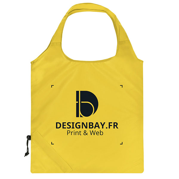 sa55 Sac fourre-tout pliable Bungalow jaune