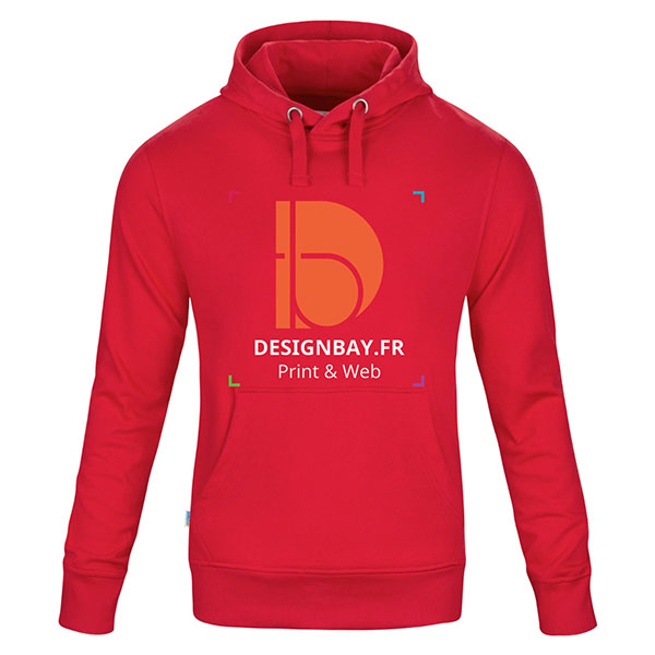 Pulls capuche GOTS homme personnaliser Goodies Designbay