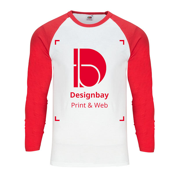 t shirt manche longue baseball homme