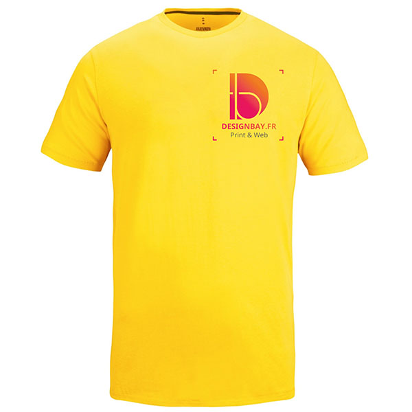 T-shirt homme manches courtes Nanaimo jaune