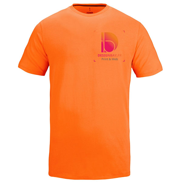 ts07 T-shirt homme manches courtes Nanaimo orange