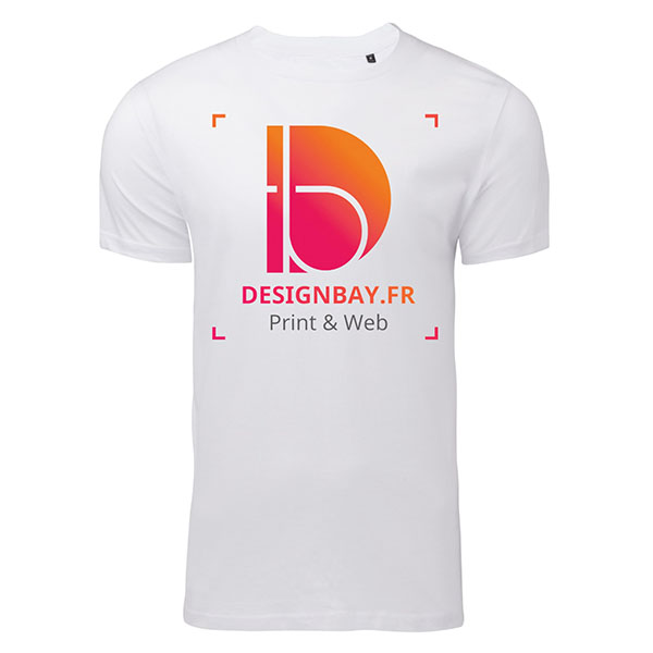 ts08 T-shirt homme coton biologique blanc