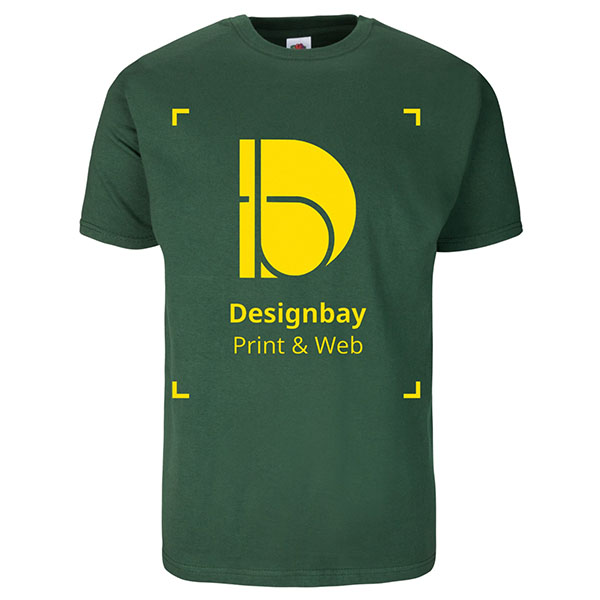 ts10 T-shirt homme à manches courtes unicolore vert fonce
