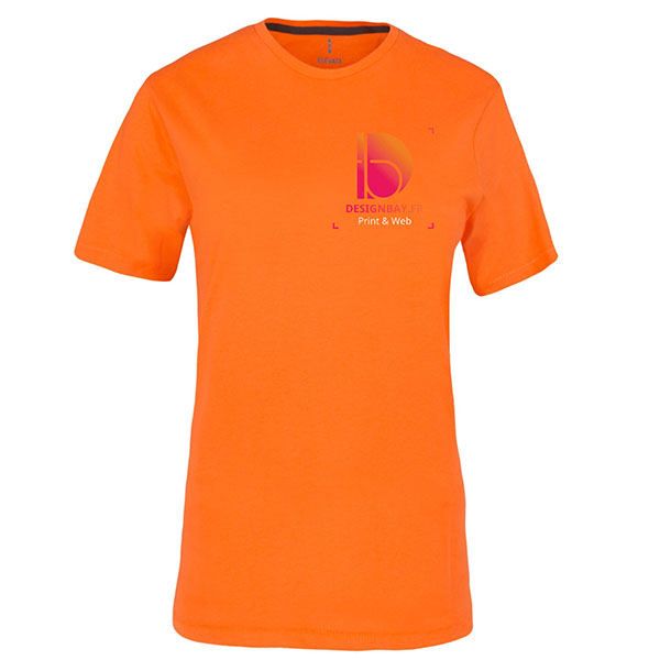 ts11 T-shirt femme manches courtes Nanaimo orange
