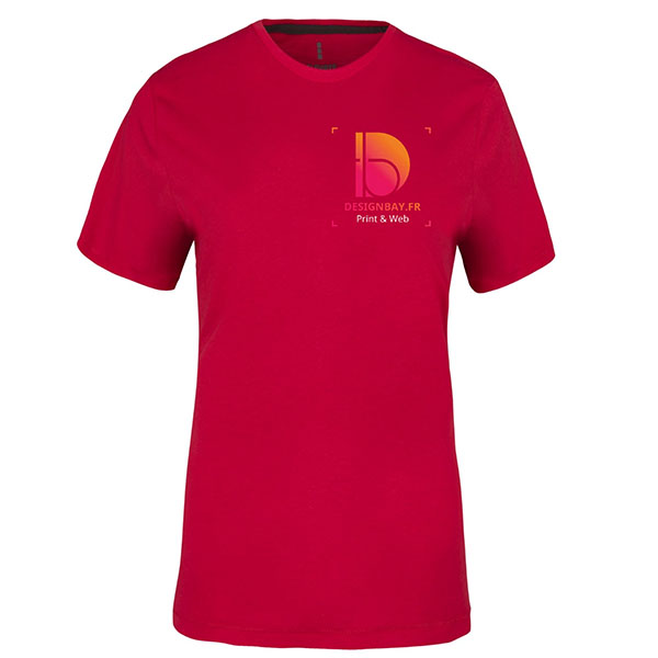 ts11 T-shirt femme manches courtes Nanaimo rouge