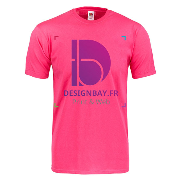 T-shirt Original Full-Cut fuschia