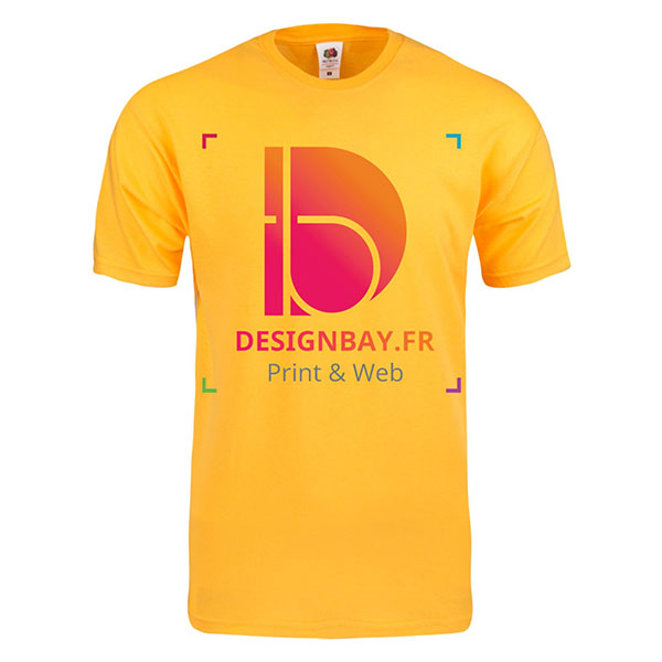 ts12 T-shirt Original Full-Cut jaune canari