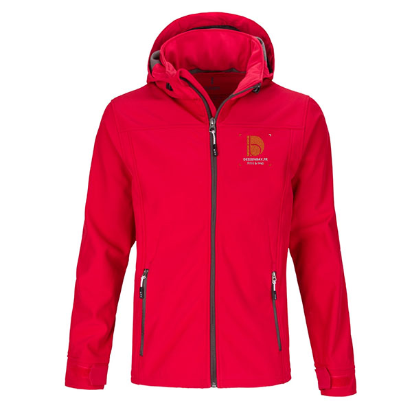 ve25 Veste Softshell pour homme Langley rouge